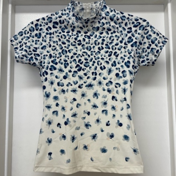 TORY BURCH Surf Rash Guard Top EUC - Picture 5 of 13